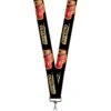 Buckle-Down Lanyard-1.0"-Cars 3 Lightning McQueen Pose/Bolt Black/ye