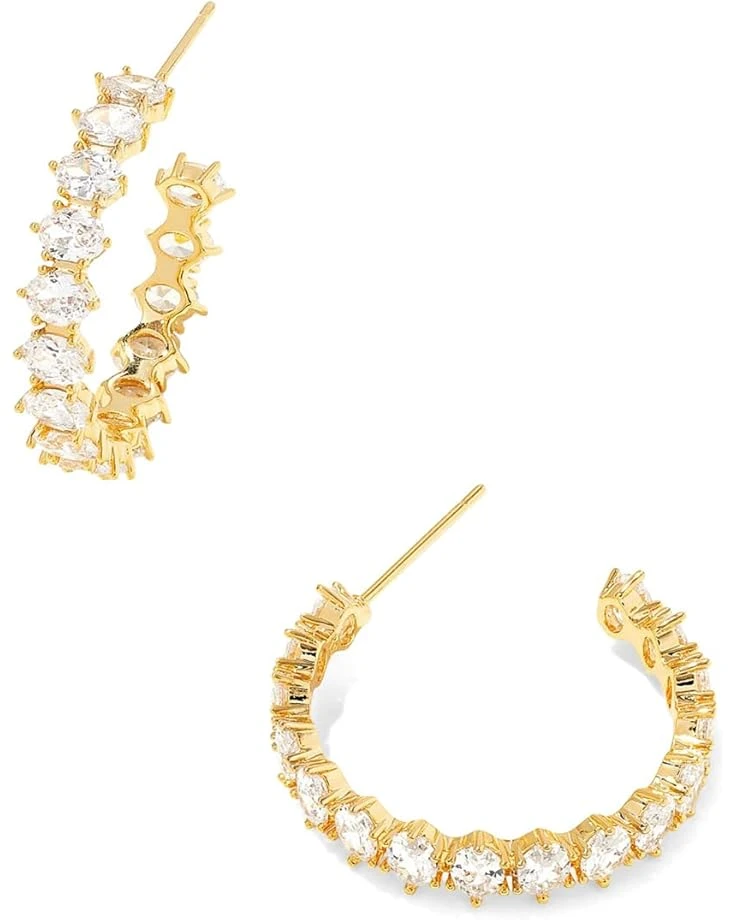Kendra Scott Cailin Crystal Hoop Earrings 1 Kendra Scott Cailin Crystal Hoop Earrings