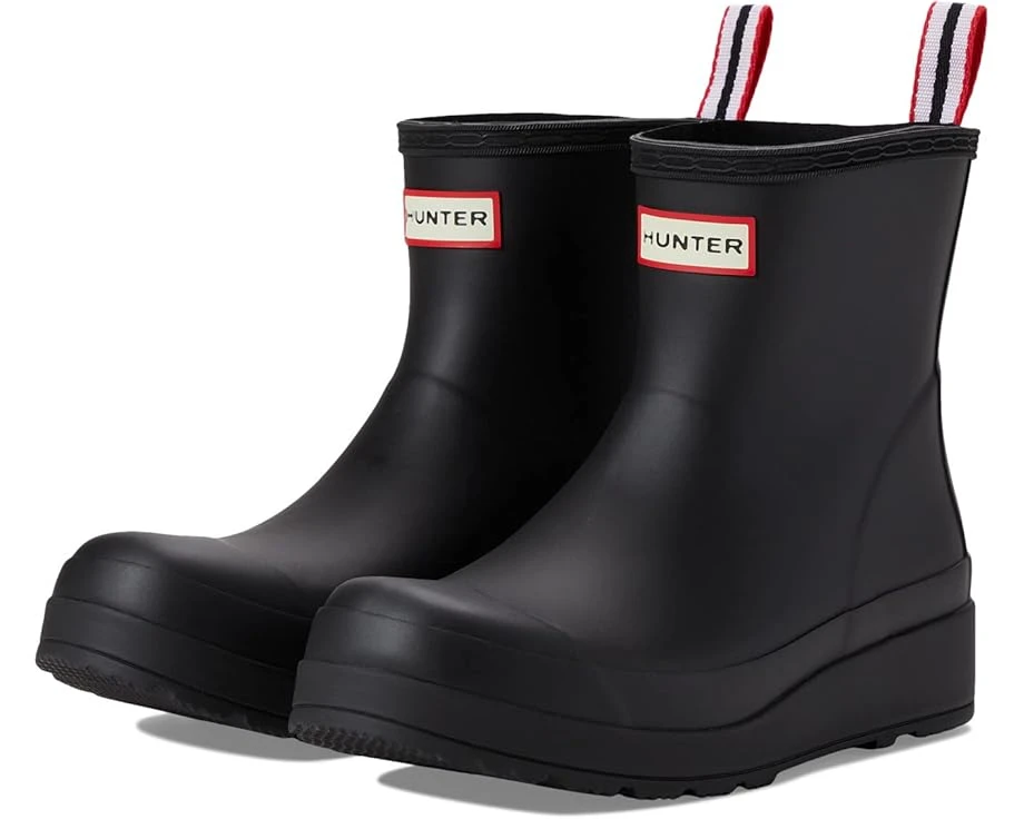 Hunter Play Short Linear Rainbow Print Boot 1 Hunter Play Short Linear Rainbow Print Boot