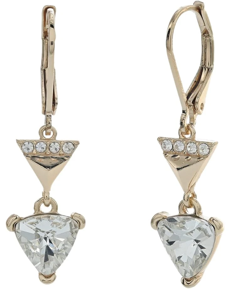 Karl Lagerfeld Paris Triangle Double Drop Earrings 1 Karl Lagerfeld Paris Triangle Double Drop Earrings