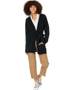 Plush Cozy Knit Cardigan With Belt