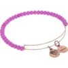 Alex And Ani Matte Brilliance Bracelet, Fuchsia