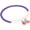 Alex And Ani Matte Brilliance Bracelet, Violet
