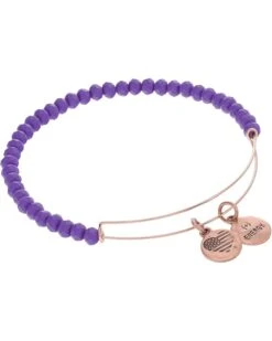 Alex And Ani Matte Brilliance Bracelet, Violet