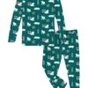 Kickee Pants Kids Long Sleeve Pajama Set (Toddler/Little Kids/Big Kids)