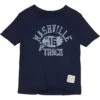 The Original Retro Brand Kids 100% Cotton Nashville Track Crew Neck Tee (Big Kids)