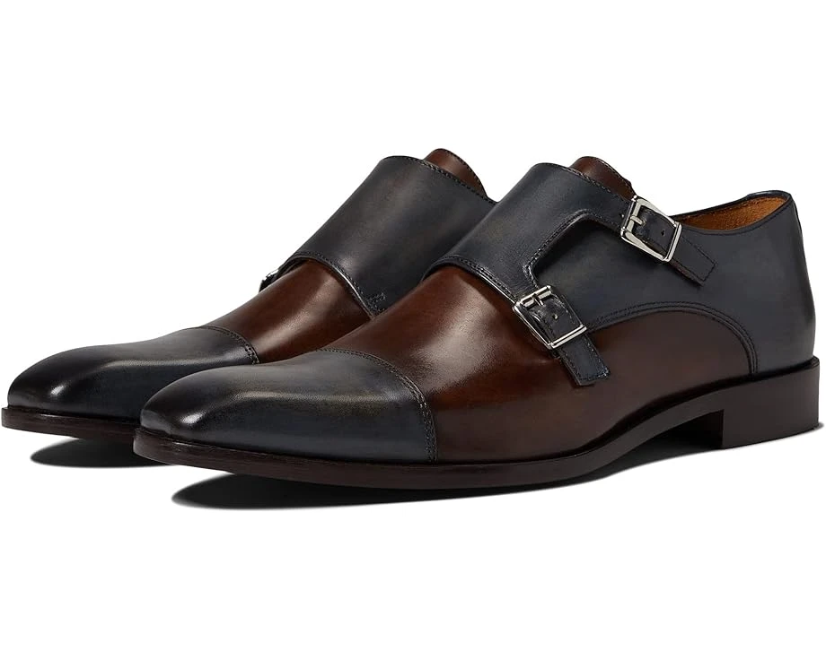 Massimo Matteo Two-Tone Double Monk 1 Massimo Matteo Two-Tone Double Monk