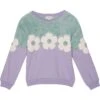 PEEK Floral French Terry & Sherpa Pull-On Top (Toddler/Little Kids/Big Kids)