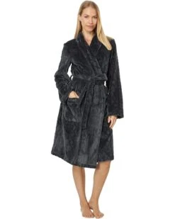 P.J. Salvage Cable Knit Plush Robe