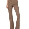 Hudson Jeans Faye Ultra High-Rise Flare In Coated Chinchilla