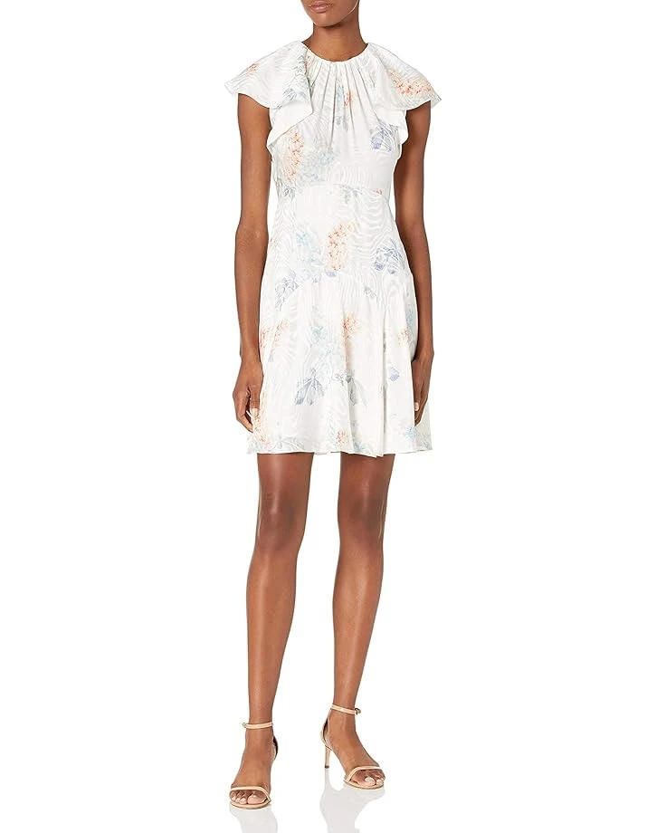 Rebecca Taylor Women's Short Sleeve Hydrangea Dress 1 Rebecca Taylor Women's Short Sleeve Hydrangea Dress