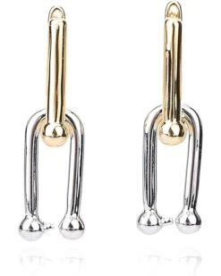 Vintage Havana Ruby Hardwear Link Earrings