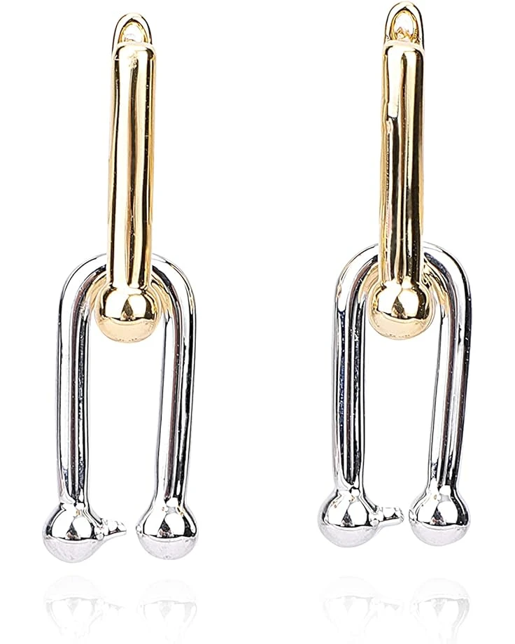 Vintage Havana Ruby Hardwear Link Earrings 1 Vintage Havana Ruby Hardwear Link Earrings