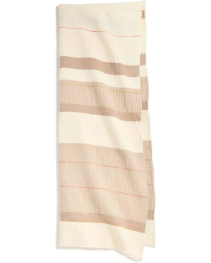 Madewell Textured Stripe Gauze Scarf 1 Madewell Textured Stripe Gauze Scarf