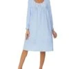 Eileen West Long Sleeve Flannel Waltz Gown