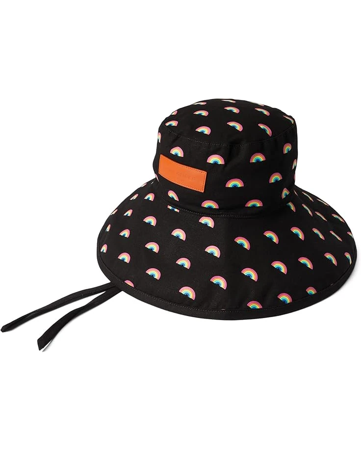 Kurt Geiger London Rainbow Bucket With Wide Brim And Ties 1 Kurt Geiger London Rainbow Bucket With Wide Brim And Ties