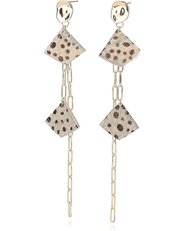 Vintage Havana Ivy Leopard Dangle Earrings 1 Vintage Havana Ivy Leopard Dangle Earrings