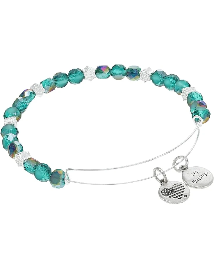 Alex And Ani Snowflake Motif Beaded Bracelet 1 Alex And Ani Snowflake Motif Beaded Bracelet