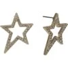 Karl Lagerfeld Paris Pave Star Stud Earrings