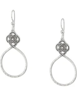 Brighton Interlok Petite Knot Circle French Wire Earrings