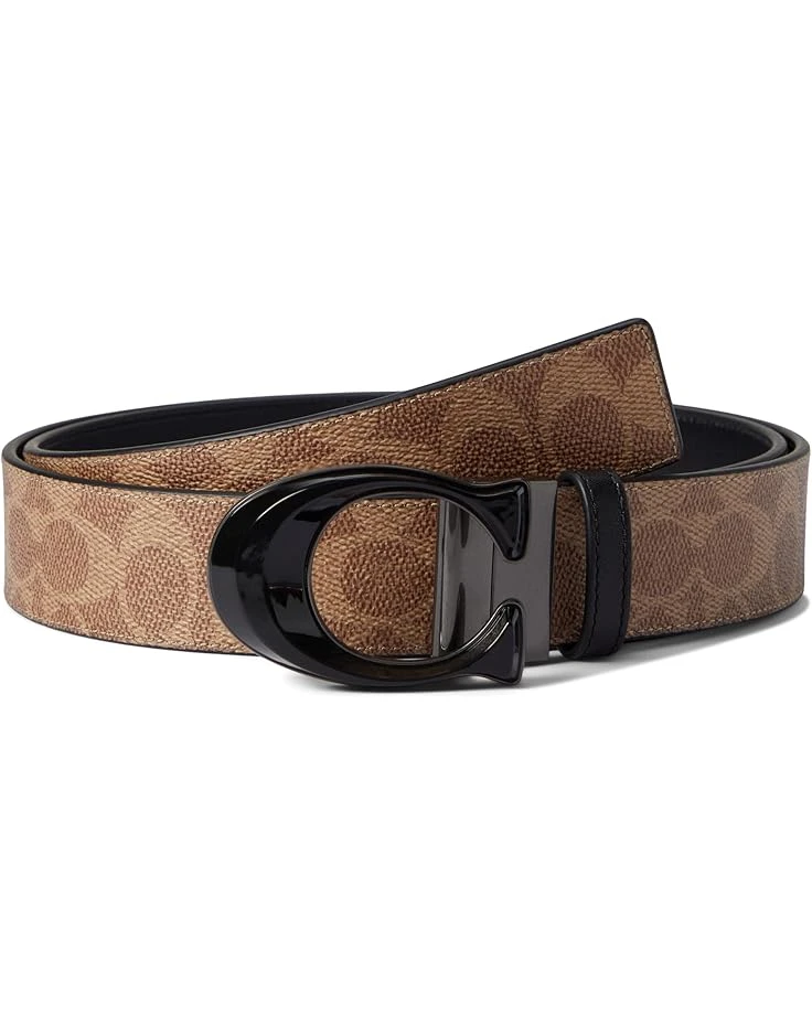 COACH 38 Mm CTS Reversible Resin Inlay C Buckle Signature Belt 1 COACH 38 Mm CTS Reversible Resin Inlay C Buckle Signature Belt