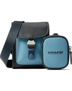 COACH Charter North/South Crossbody With Hybrid In Color-Block Smooth Leather