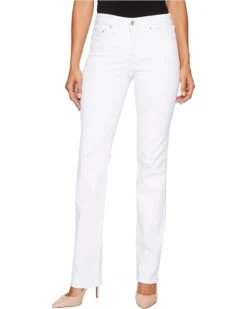 NYDJ Marilyn Straight In Optic White