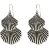 Brighton Shells Two Tier French Wire Drop Earrings