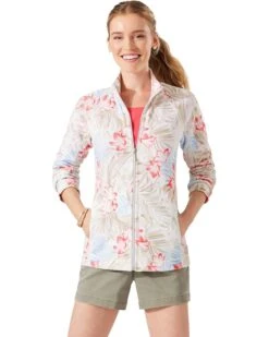 Tommy Bahama Aruba Delicate Flora Full Zip