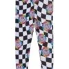 Chaser Kids Checkered Rainbow Daisy Pants (Big Kids)