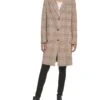 DKNY Menswear Plaid Wool Coat