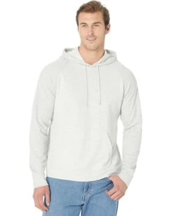 Vince Color-Block Double Knit Pullover Hoodie