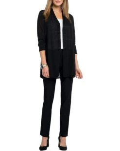 NIC+ZOE Lightweight Long Back Of The Chair Cardigan