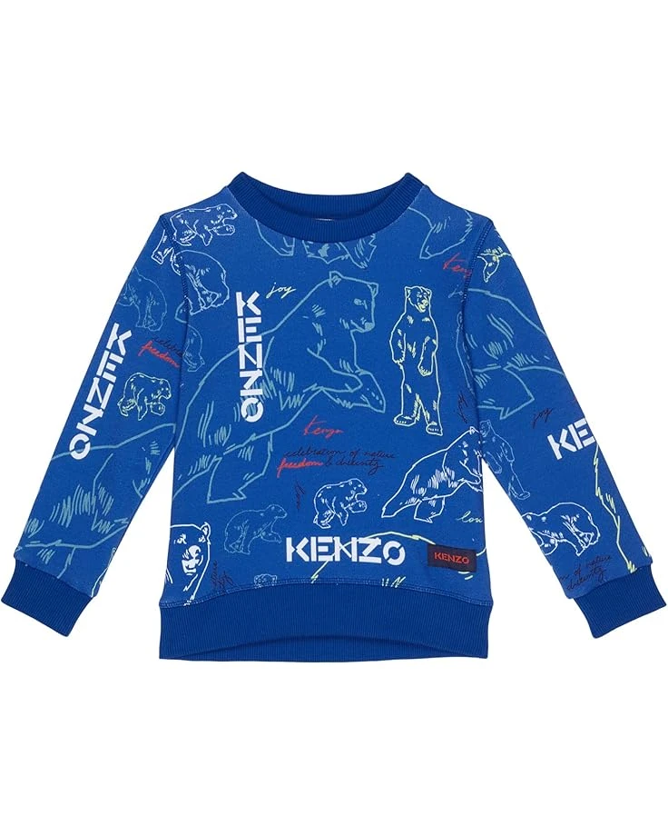 Kenzo Kids Sweatshirt With Polar Bears Print (Little Kids/Big Kids) 1 Kenzo Kids Sweatshirt With Polar Bears Print (Little Kids/Big Kids)