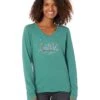 Life Is Good Light The Way Long Sleeve Crusher-Lite™ Vee
