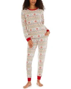 Pajamarama Nordic Fair Isle Long PJ Set