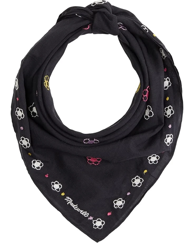 Madewell Bow Embroidered (Re)sourced Cotton Bandana 1 Madewell Bow Embroidered (Re)sourced Cotton Bandana