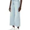7 For All Mankind Ultra High-Rise Crop Jo With Cut Hem In Luxe Vintage Sandalwood