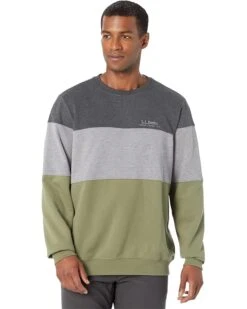 L.L.Bean 1912 Sweatshirt Crew Neck Color-Block - Tall