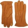 UGG 3 Point Leather Tech Gloves With Sherpa Lining