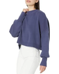 Free People Easy Street Crop Pullover