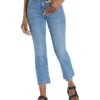 Madewell Cali Demi Jeans With Raw Hem In Cherryville Wash
