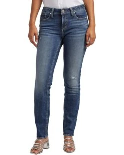 Silver Jeans Co. Elyse Mid-Rise Straight Leg Jeans L03403CAA305