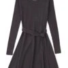 Abercrombie Kids Belted Fit-and-Flare Sweaterdress (Little Kids/Big Kids)