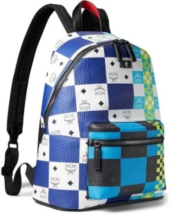 MCM Stark Checkerboard Vi Backpack Medium MT