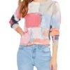 NIC+ZOE Printed Geo Sweater