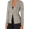 NIC+ZOE Petite Placed Plaid Blazer