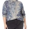 NIC+ZOE Plus Size Shadow Mix Sweater