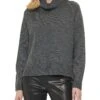 DKNY Long Sleeve Studded Turtleneck