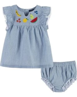 ANDY & EVAN KIDS Seersucker Dress (Infant)